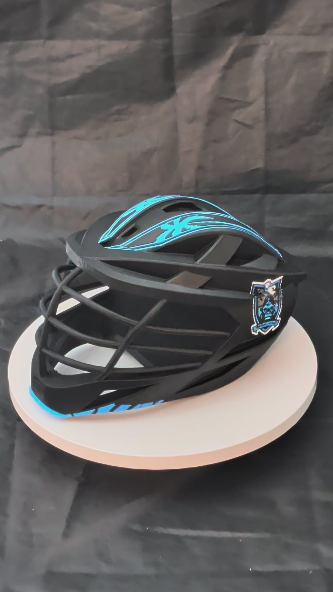 Custom Mini Lacrosse Helmet | Personalized Team Decor