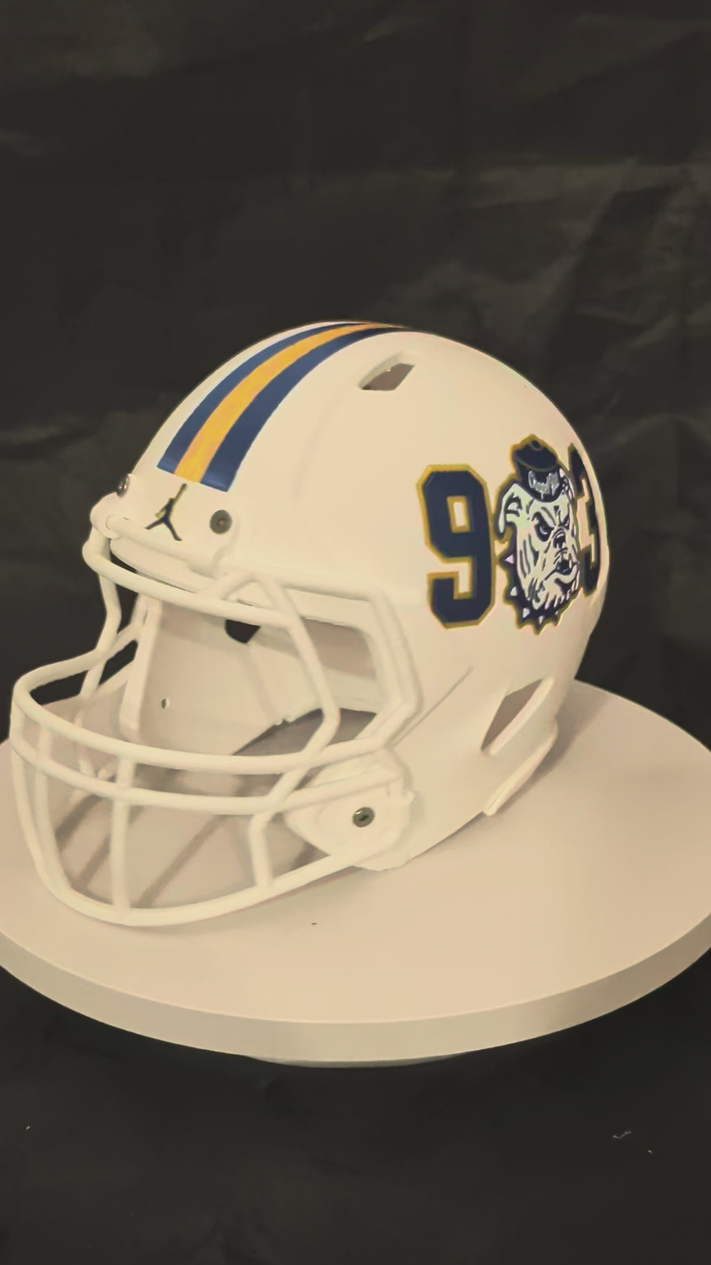 Custom 3D Printed High School Mini Helmets