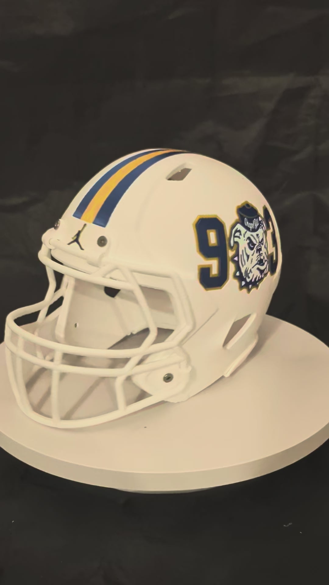 Custom 3D Printed High School Mini Helmets