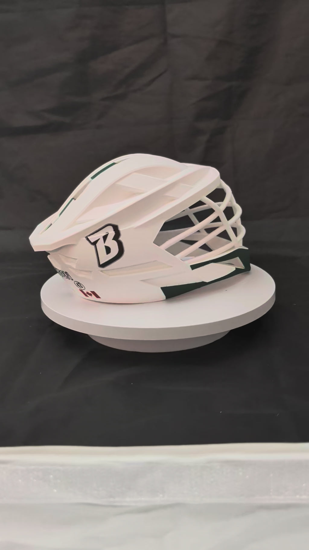 Custom Mini Lacrosse Helmet | Personalized Team Decor