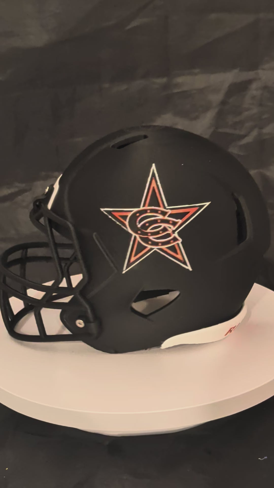 Custom 3D Printed High School Mini Helmets
