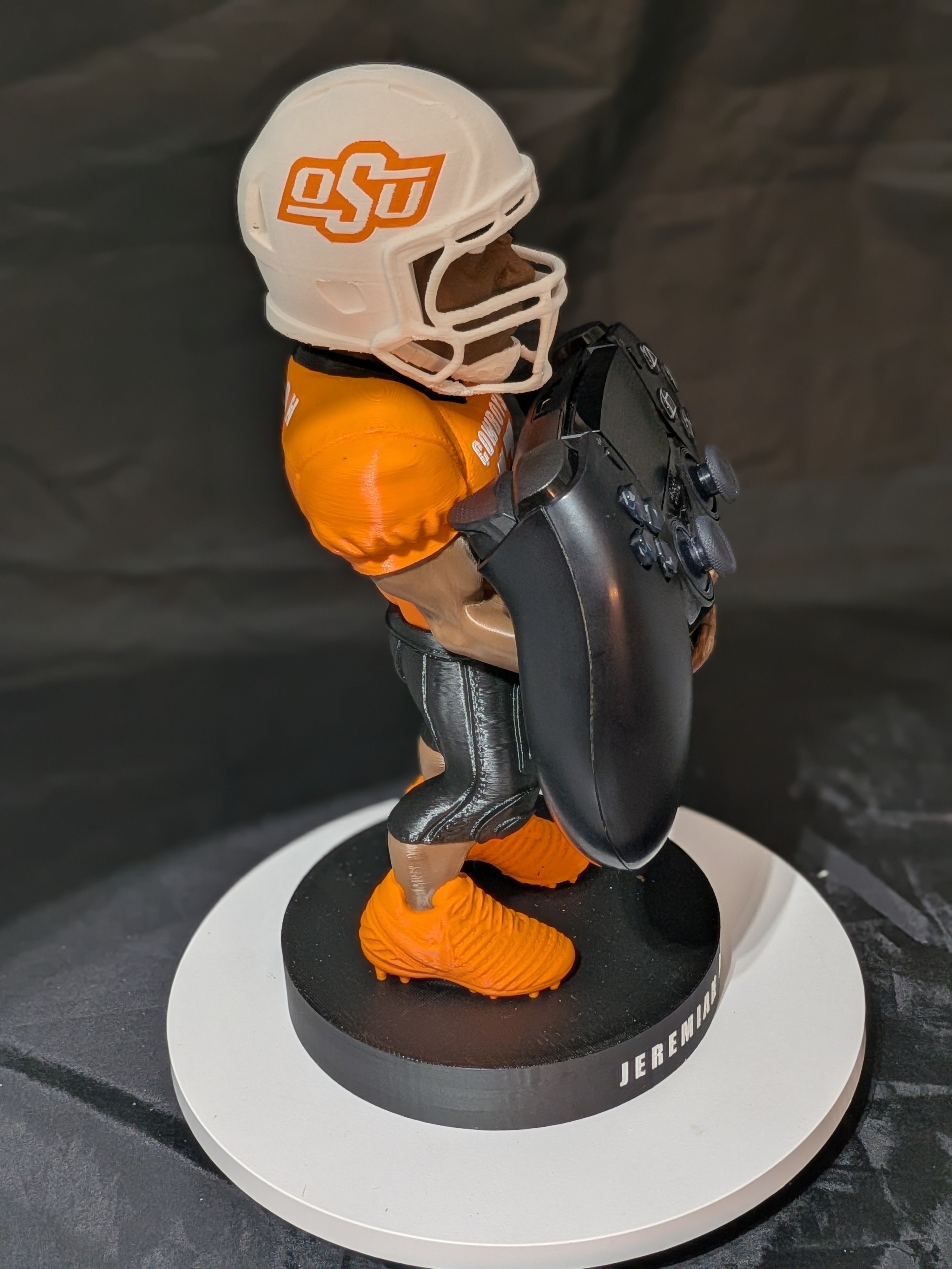 Personalized Football Player Controller Holder | 3D Printed Gamer Gift