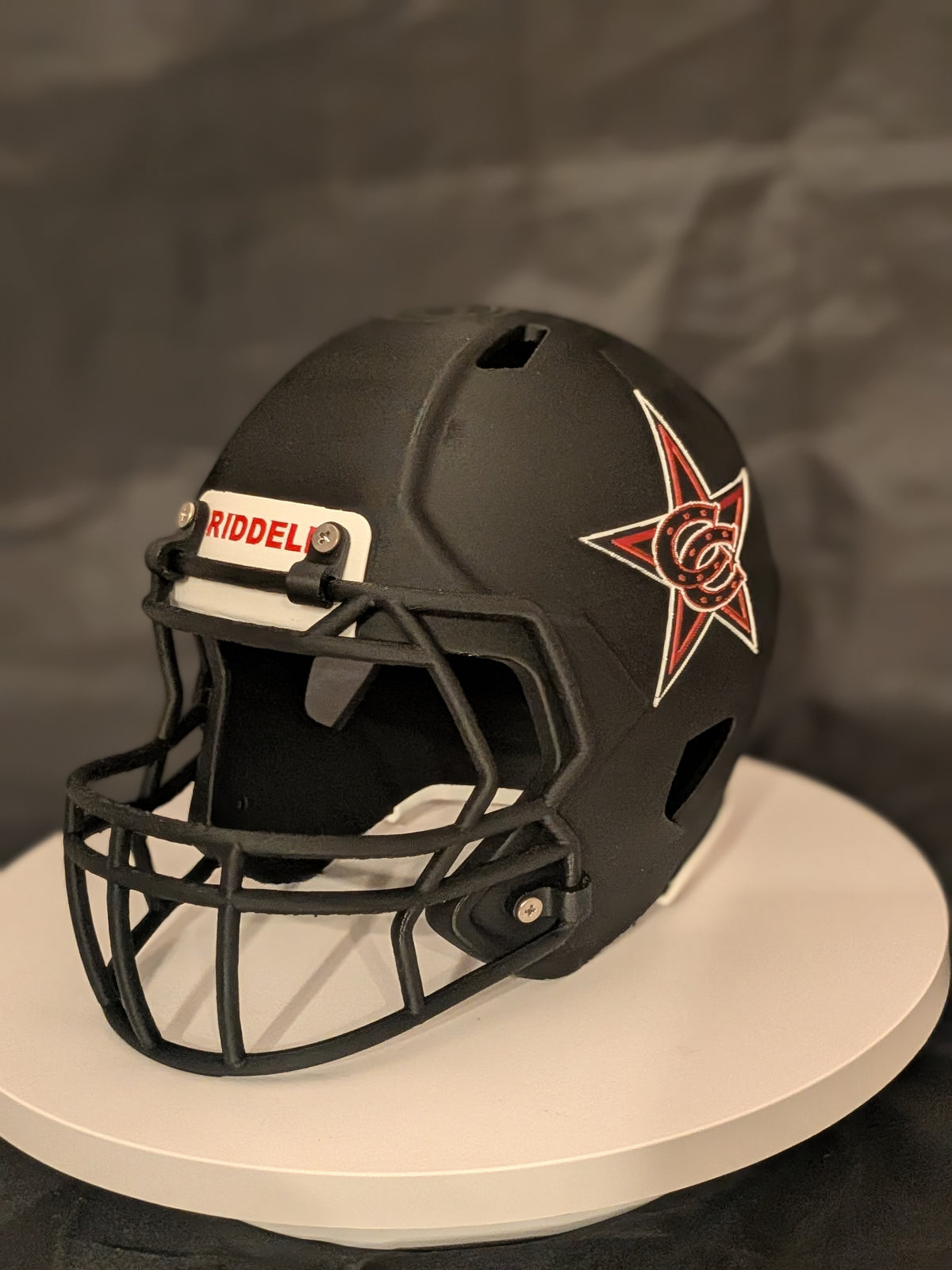 Custom 3D Printed High School Mini Helmets