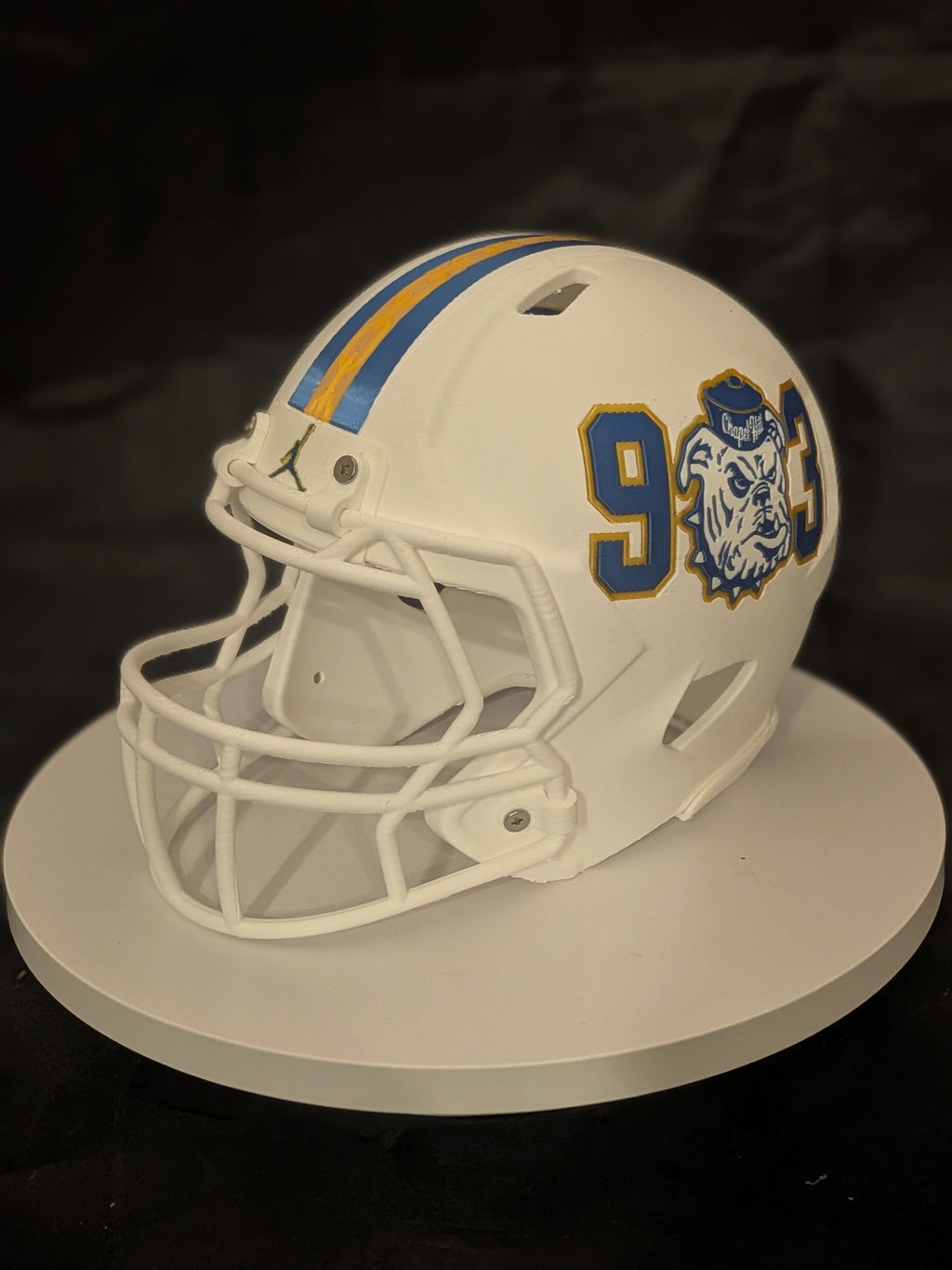 Custom 3D Printed High School Mini Helmets