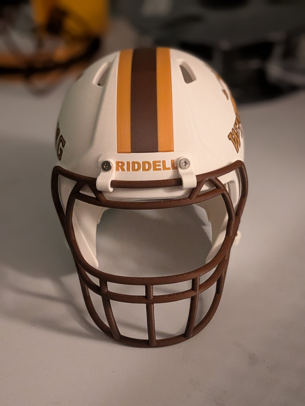 Custom 3D Printed College Mini Helmets