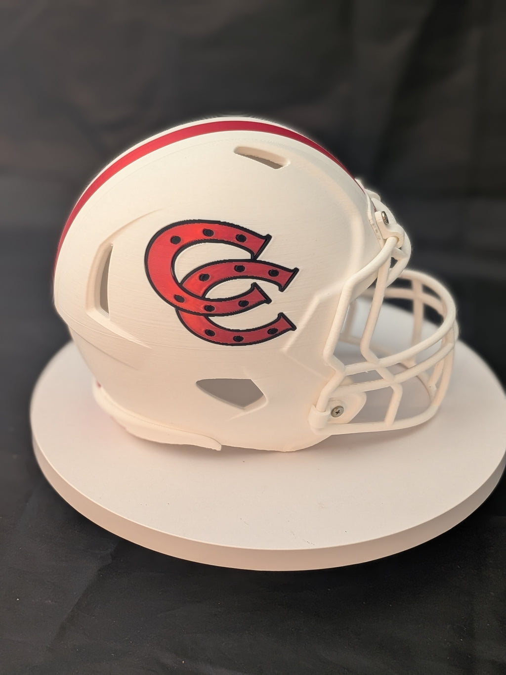 Custom 3D Printed High School Mini Helmets