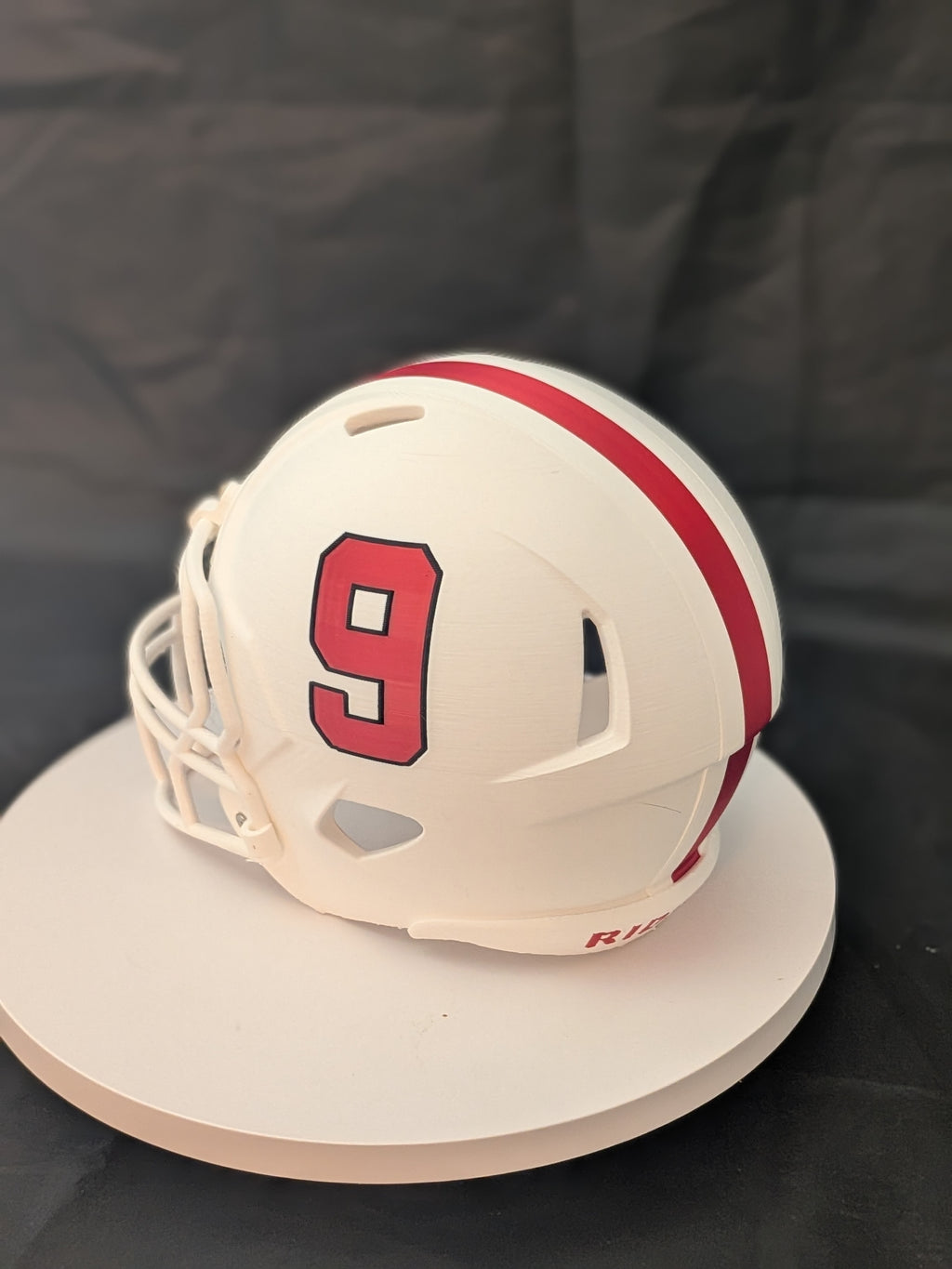 Custom 3D Printed High School Mini Helmets