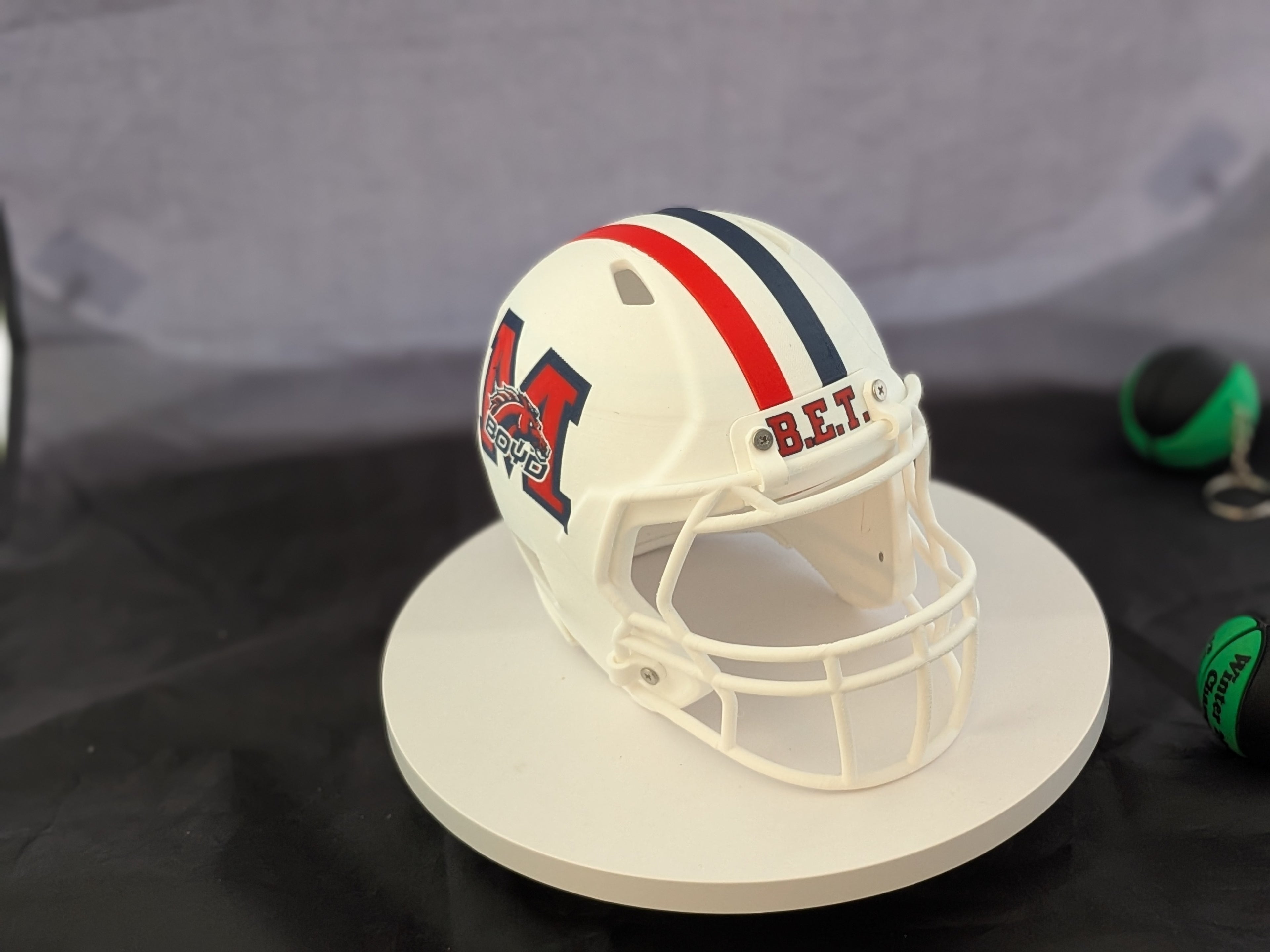 Custom 3D Printed High School/College Mini Helmets