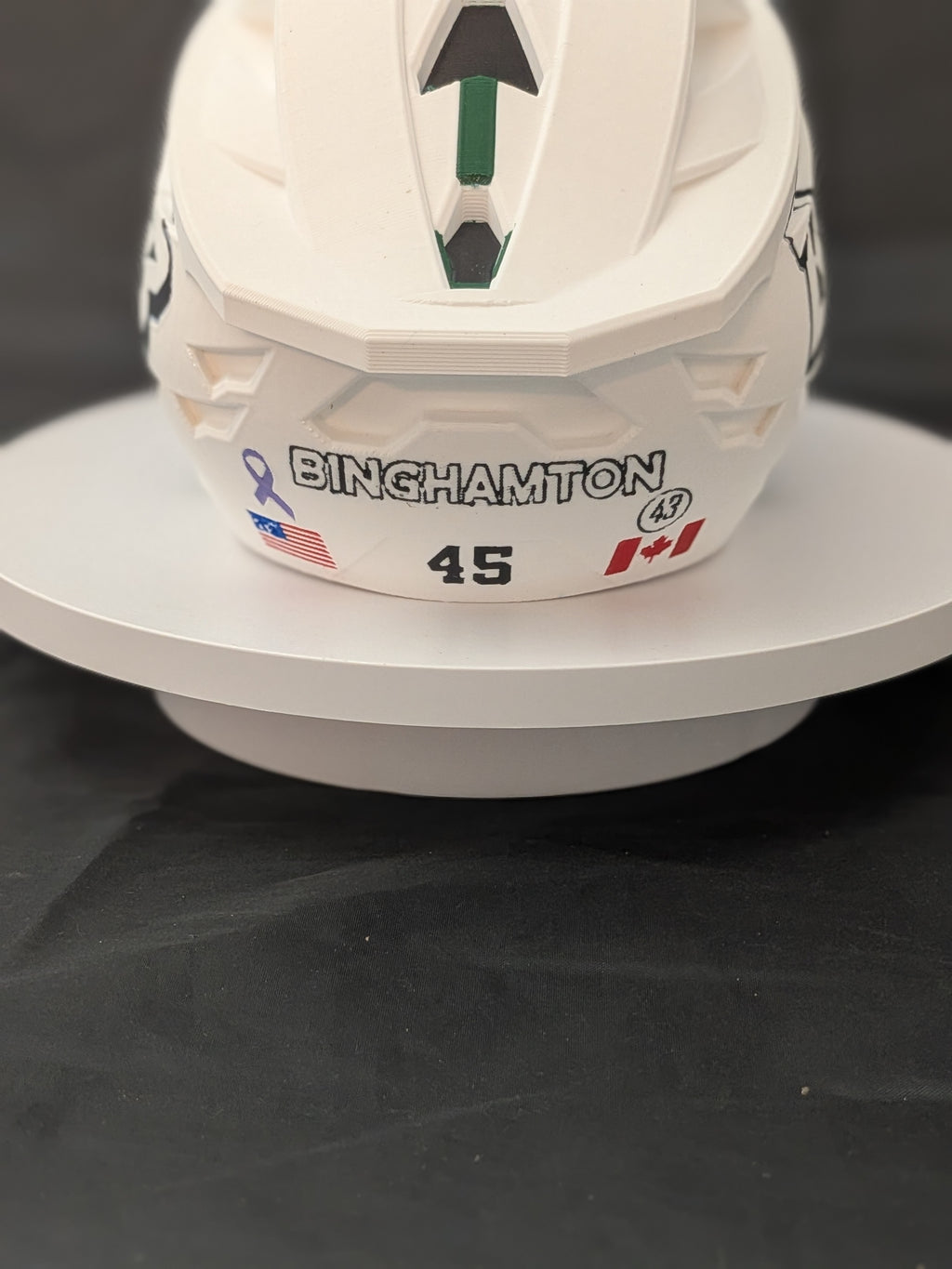 Custom Mini Lacrosse Helmet | Personalized Team Decor
