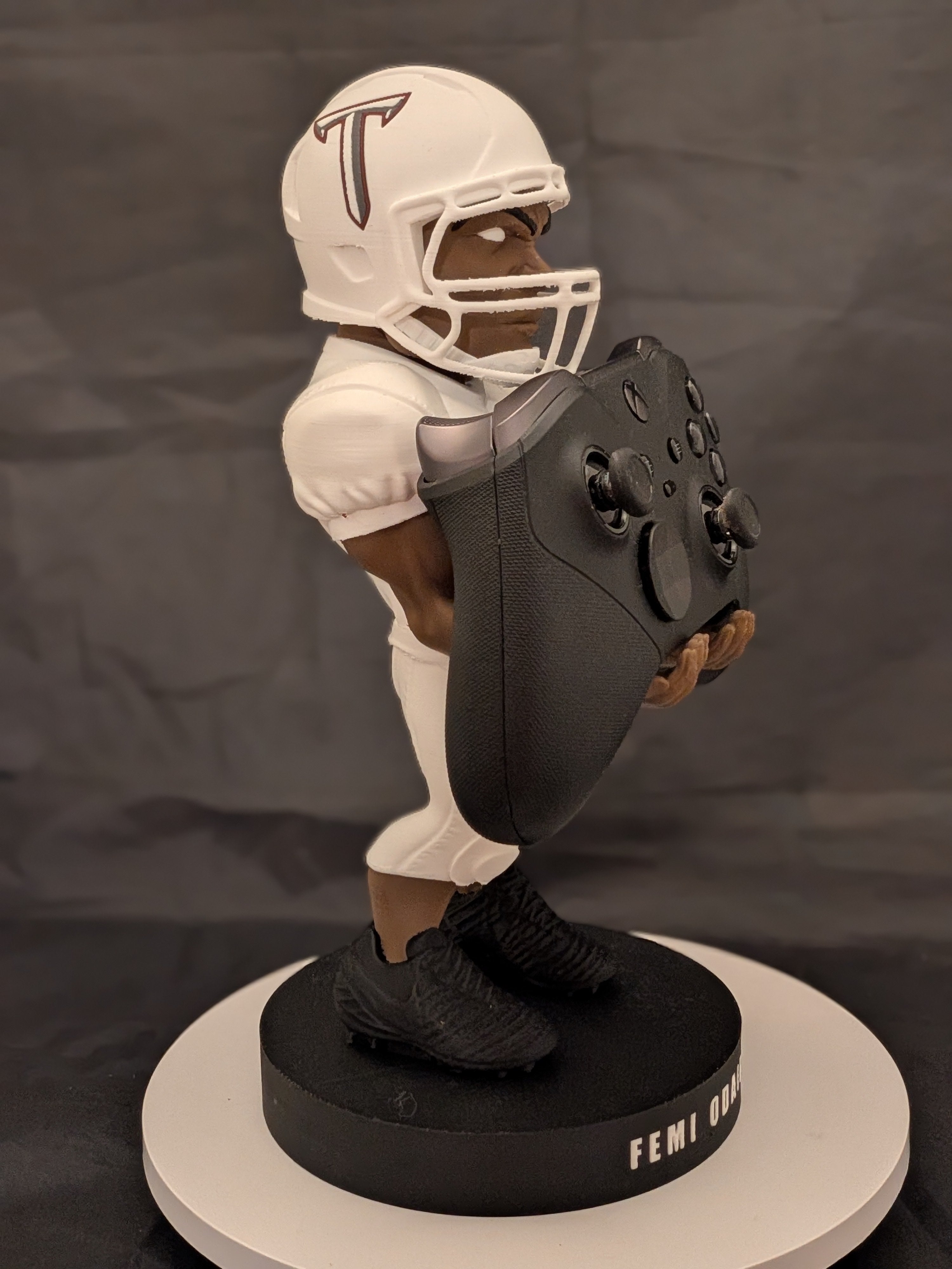 Personalized Football Player Controller Holder | 3D Printed Gamer Gift